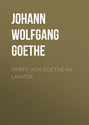 Briefe von Goethe an Lavater