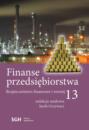 FINANSE PRZEDSIĘBIORSTWA 13. Bezpieczeństwo finansowe i rozwój